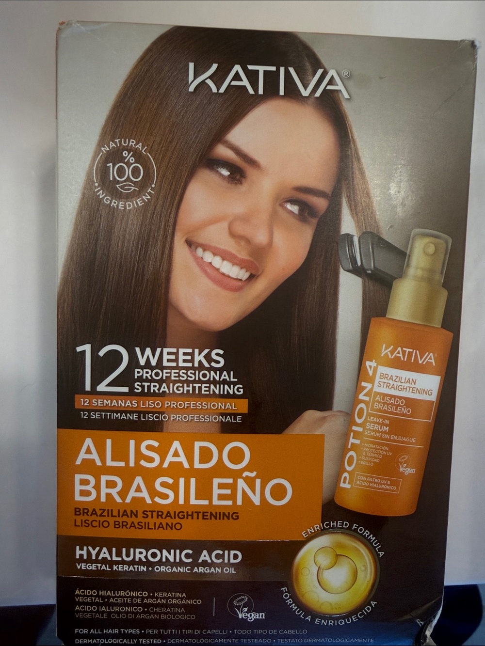 Ativa Brazilian straightening system brand new with seal still intact
